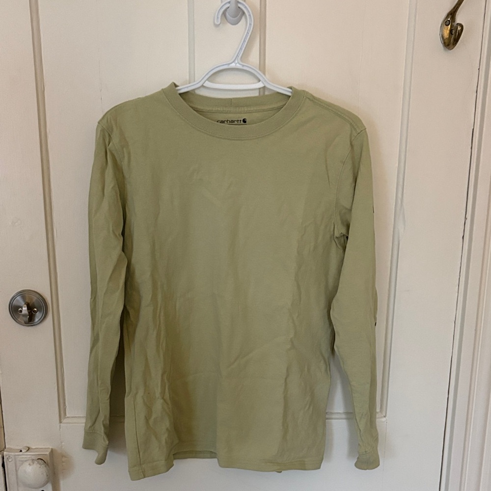 Women’s Green Carhartt Long Sleeve Shirt